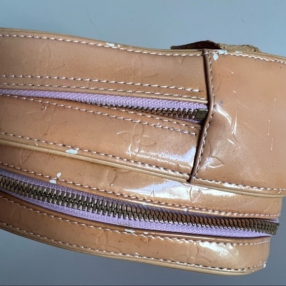 Louis Vuitton LV Backpack Bag  Orange Vernis Authentic - Picture 11 of 13